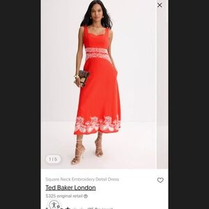 Ted Baker London Embroidery Dress